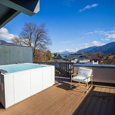 Penthouse N'4 - Rooftop Terrace, Sauna & Whirlpool Access Kramsach