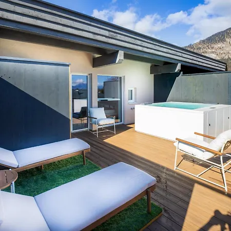 Apartment Penthouse N'4 - Rooftop Whirlpool & Mountain View By Alpenluxus Kramsach